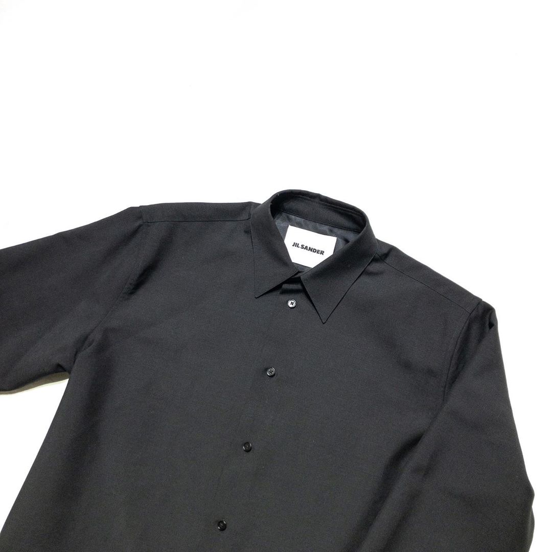 超お買い得！】 Jil JIL SANDER ジルサンダー WOOL SHIRT ウールシャツ