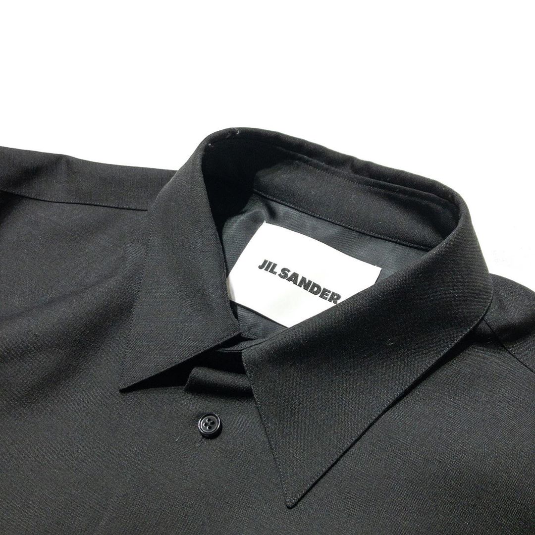 美品】JIL SANDER 20aw WOOL SHIRT 38 NAVY equaljustice.wy.gov